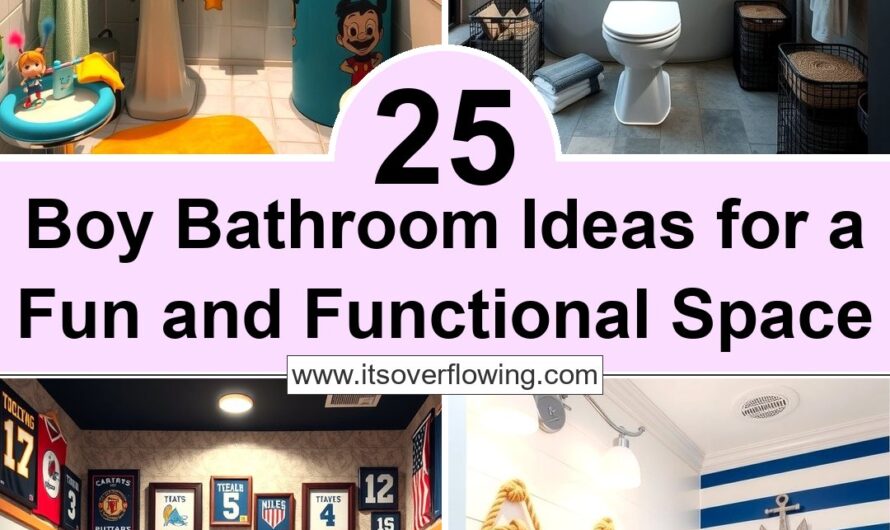 Creative Boy Bathroom Ideas: Design a Fun and Functional Space